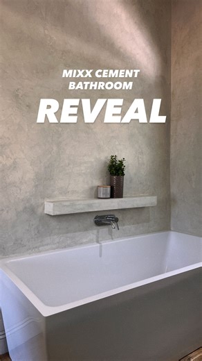 8.6K views · 292 reactions | @mixxcement has changed my life. This DIY has been life changing & also feel like cementing all my walls now  #bathroom #reno #micro #cement #diy #farm #farmlife #house #interior #home | Dislindiy | Facebook