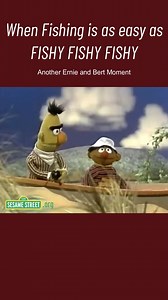 415K views · 10K reactions | Bert trying to be a professional fisherman, meanwhile Ernie invented voice-activated seafood.” 藍 ☕ Buy me a coffee! ✨ https://buymeacoffee.com/MuppetShowMania #sesamestreet #fishing #comedy | Muppet Mania | Facebook