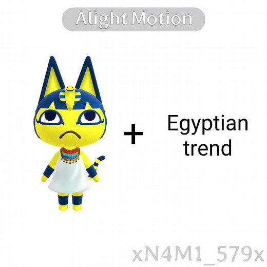 Egyptian trend #ankha #trend #animalcrossing #egypt #animationmeme #alightmotion #ibispaintx