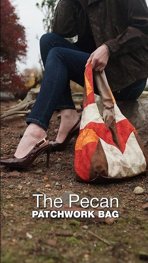 Turn Scraps into Fashion 🧵 The Pecan Bag FREE Sewing Pattern