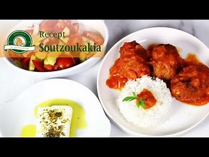 Grieks recept: Gehaktballen in tomatensaus maken - soutzoukakia (english subtitles)