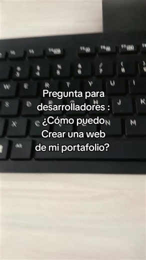Cómo crear una web de mi portafolio