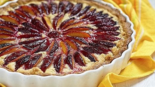 Recette Tarte aux prunes à l’amande (facile, rapide)