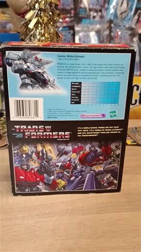 TRANSFORMERS G1 PROWL COMMEMORATIF