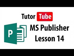 MS Publisher Tutorial - Lesson 14 - Bullet and Numbers