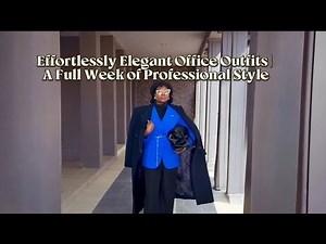 Best Office Outfit Ideas 2025 | Chic & Professional Workwear Inspiration
