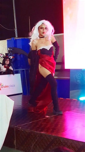 Angel Dust sings Losin' Streak at Neonet Fest 2026 #hazbinhotel #hazbinhotelcosplay