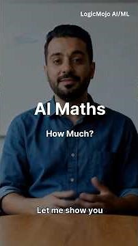 How Much Maths Do You REALLY Need for AI? #ai #logicmojo #artificialintelligence #learnai