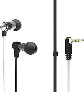 Basix Earphones, Black and White