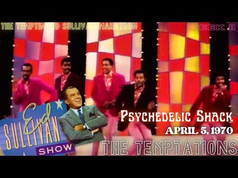 Psychedelic Shack - The Temptations (1970) | Live on The Ed Sullivan Show (HD)