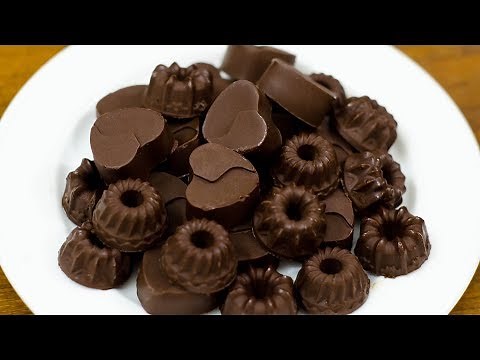 HOME MADE CHOCOLATE RECIPE WITH ONLY 4 INGREDIENTS I HOW TO MAKE CHOCOLATE