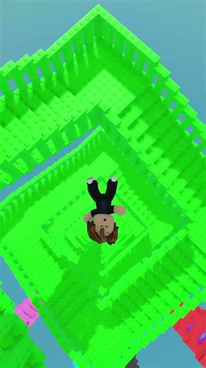 Baby Bacon Infinity Green Stairs Jump Trend😍 #roblox #shorts