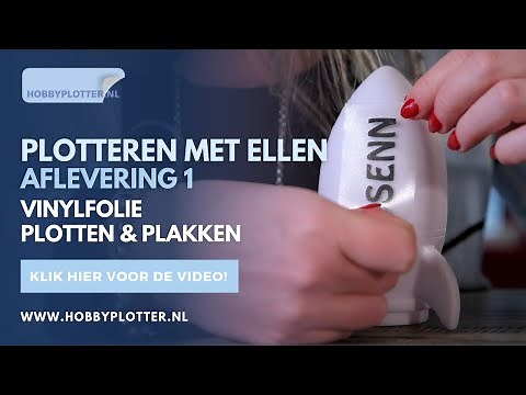 Plotteren met Ellen - Vinylfolie plotten en plakken - dé basis!
