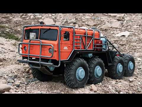 MAMMOTH CROSS RC BC8 – Giant 8x8 Military RC Truck in Extreme Action