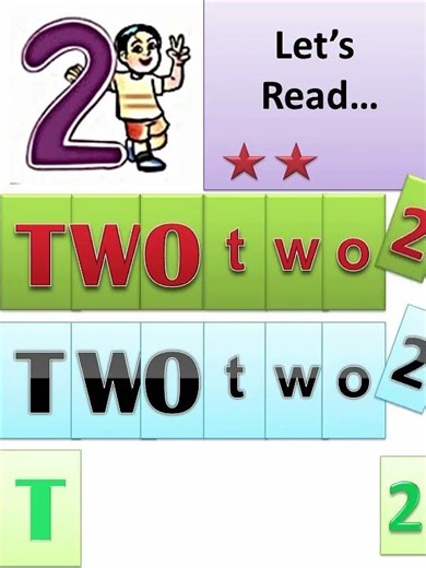 Two Let's read two