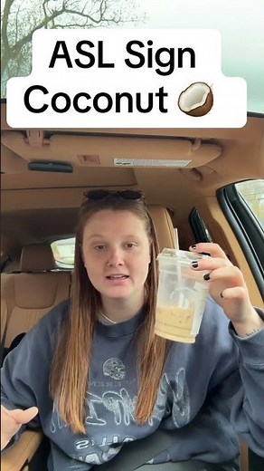 Learn How To Sign "Coconut" in ASL for Beginners | American Sign Language #shorts