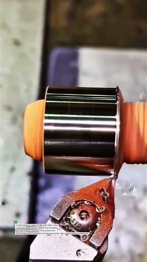 Metal Lathe Turning Process | Precision CNC Machining Satisfying Cut