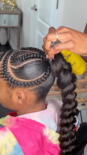 701K views · 75K reactions |  Extended Video Tutorial are available on my Channels, click the link in my bio to view.  . #braidedsleekponytail #sleekponytail #stitchbraids | Duchess Braids Inc | Facebook