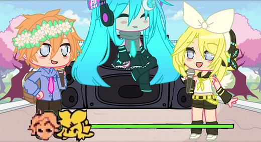 Senpai Sushi eres tú?! 😰👊 #popipo #rin💛우우 #miku💙🎶🎧✨ #senpai🛐🛐 #rinfnf #rin_02_fnf