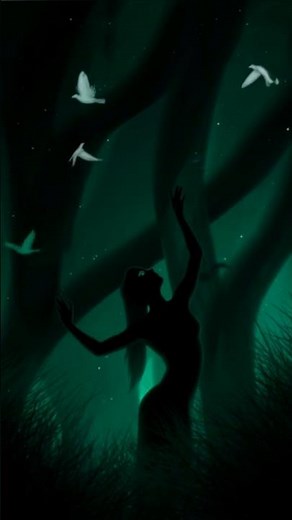 Haunted Forest Drawing Art ✨ | Digital Art Speed Draw | How To Draw a Forest | Draw Spark #shorts