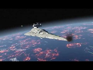 Imperial Star Destroyer vs Venator Star Destroyer - Star Wars: Empire At War Remake NPC Battle