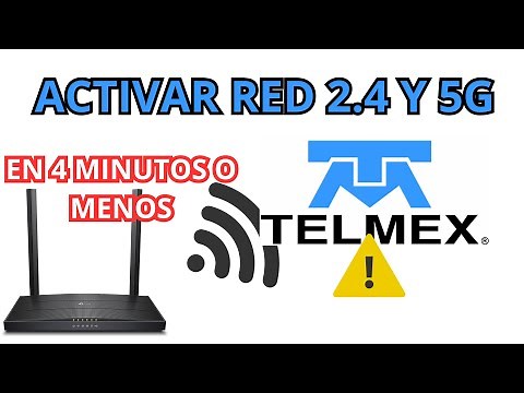 COMO ACTIVAR RED WIFI 2.4 O 5G EN MODEM TELMEX EN 4 MINUTOS