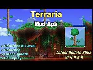 New Update! Terraria v1.4.4.9.8 Mod Apk | Unlocked All Leve | Unlocked | Latest Update