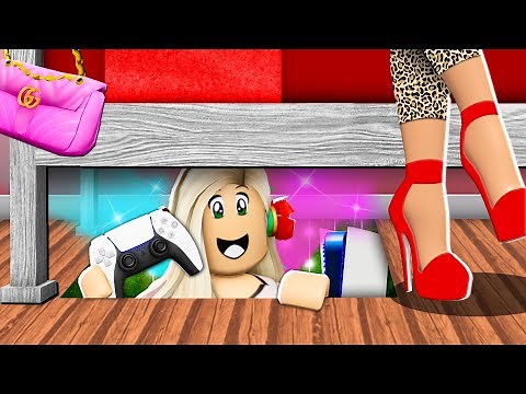 I Built A SECRET GAMING ROOM To Hide From My SPOILED SISTER! (Roblox)
