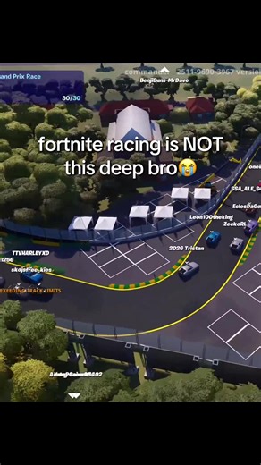 Fortnite Racing: A Lighthearted Look