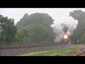 Norfolk & Western J-class #611 test run, Spencer to Greensboro NC, May 2015