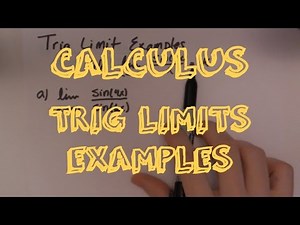 Calculus I: Trigonometric Limit Examples #1