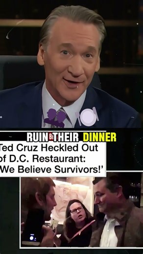 Bill Maher SLAMS Ted Cruz Restaurant Protests 😳 “Get Him Out of Power, Not Out of Restaurants” 🍽️