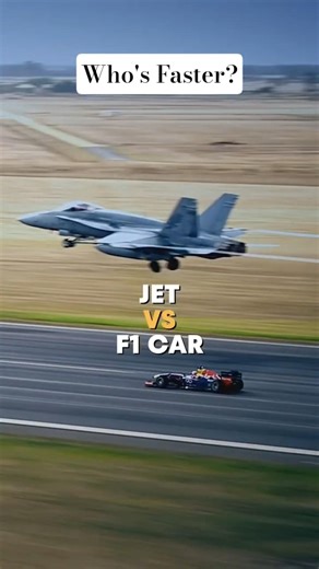 JET ⚡ VS F1 CAR 🏎️ Who's Faster? RedBull's Legendary Drag race 🔥