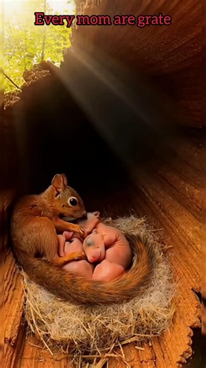 Mother Squirrel vs Python Snake 😱 | Nest Attack Shocking Wildlife Story #shorts #wildlife