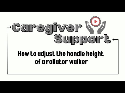 How to Adjust Rollator Walker Height