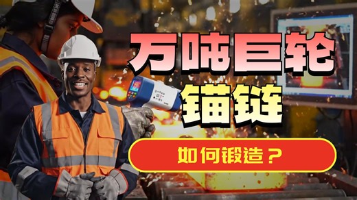 A002 - 巨型锚链锻造工艺 重型钢铁工厂探访 - Giant Anchor Chain Forging Process - Heavy Steel Fact