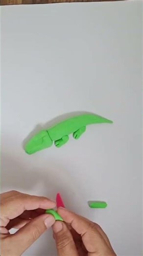 Easy DIY Clay Crocodile 🐊 | How to Make a Plasticine Mugger Crocodil