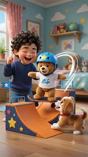 What's Inside the Magic Box? 🧐🛹 Epic Toy Park! #kidsvideos #toddlerfun #kidsshorts #kidslearning
