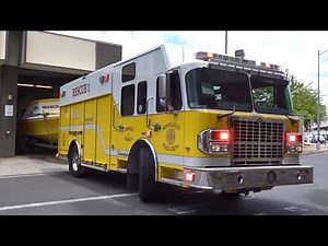 Honolulu Fire Dept. Rescue 1 Responding