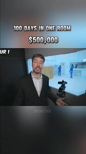 💥 Survive 100 Days in A Room || Win $500,000 💰 By Mr Beast