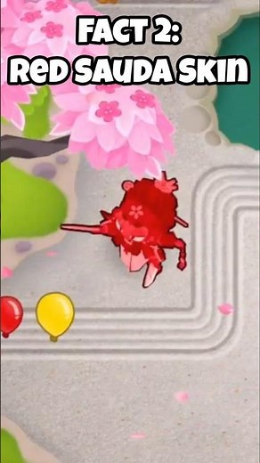 Secret Red Sauda Skin #btd6 #bloons #secret