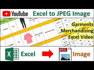How to Convert Microsoft Excel File to JPEG Image?