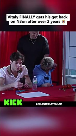 Vitaly FINALLY gets his get back on N3on after over 2 years 😭 #kickstreaming