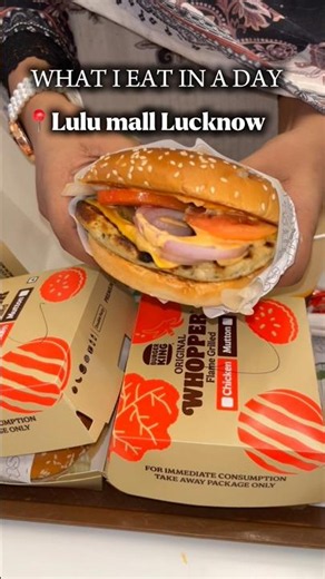WHAT I EAT IN A DAY 📍Lucknow lulu mall 😭#streetfood #whatsinmyplate #mall