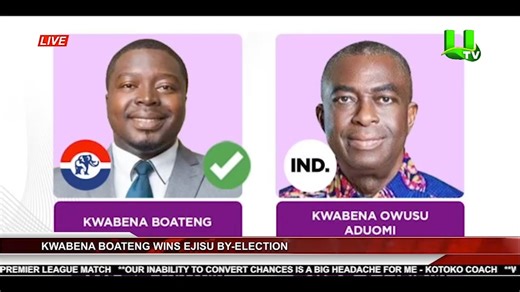 Kwabena Boateng wins Ejisu By-Election #UTVNews | UTV Ghana