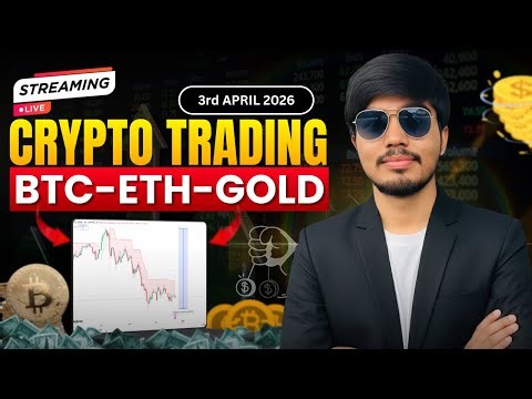 ♦️Gold & Bitcoin LIVE Today | 3rd April 2026 | Intraday Market Outlook, Key Levels- Live