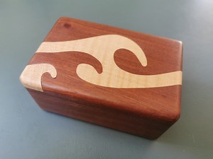 Waves, Puzzle Key Box. Beautiful Jewellery, Money or Stash Box. A Stunning Gift for Men, Birthdays, Christenings, Engagement or Weddings. - Etsy UK