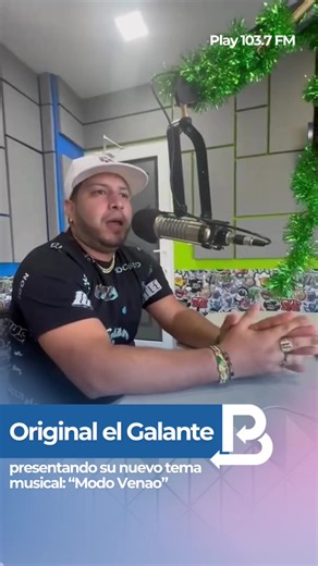 🎶🔥 Original el Galante estuvo recientemente en cabina presentando su nuevo tema musical: “Modo Venao” El artista compartió detalles del lanzamiento, la inspiración detrás del tema y lo que viene en su carrera 🎤✨ Una visita llena de flow, buena vibra y música nueva para el público 🙌🎶