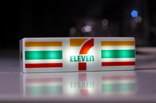 7-11 Convenience Store Sign - Mini LED Magnet for Your Fridge - Etsy