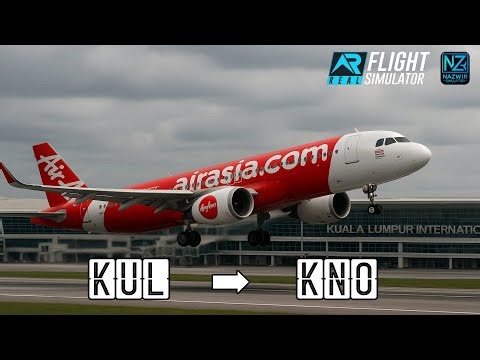 Kuala Lumpur (KUL) ➡️ Medan (KNO) | ✈️ AirAsia ~ Airbus A320-200 | RFS - Real Flight Simulator